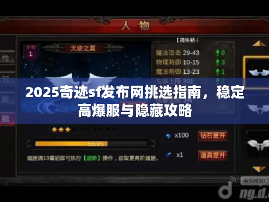 2025奇迹sf发布网挑选指南,稳定高爆服与隐藏攻略 2025奇迹sf发布网挑选指南,稳定高爆服与隐藏攻略