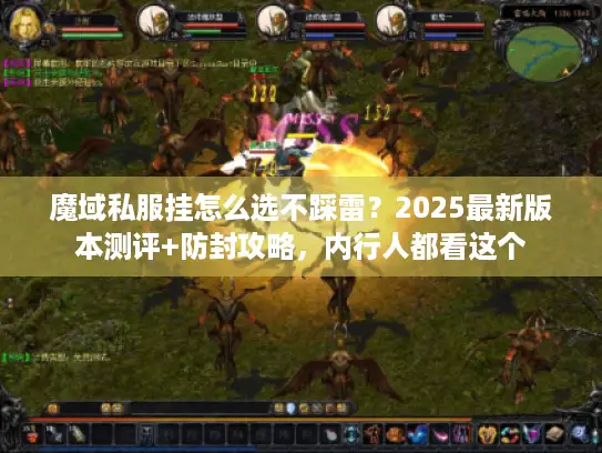 魔域私服挂怎么选不踩雷？2025最新版本测评+防封攻略，内行人都看这个