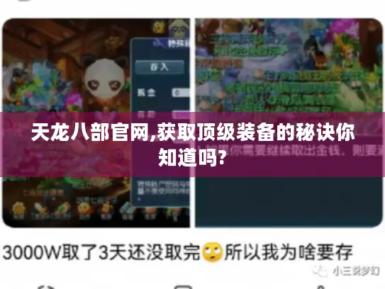 天龙八部官网,获取顶级装备的秘诀你知道吗? 天龙八部官网,获取顶级装备的秘诀你知道吗?