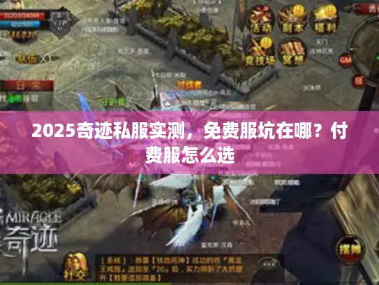 2025奇迹私服实测，免费服坑在哪？付费服怎么选