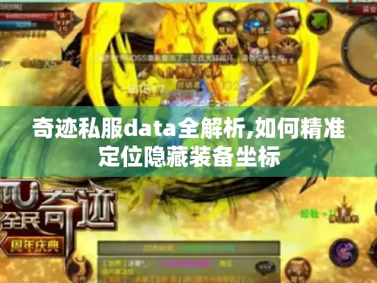 奇迹私服data全解析,如何精准定位隐藏装备坐标 奇迹私服data全解析,如何精准定位隐藏装备坐标