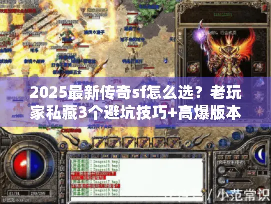 2025最新传奇sf怎么选？老玩家私藏3个避坑技巧+高爆版本实测