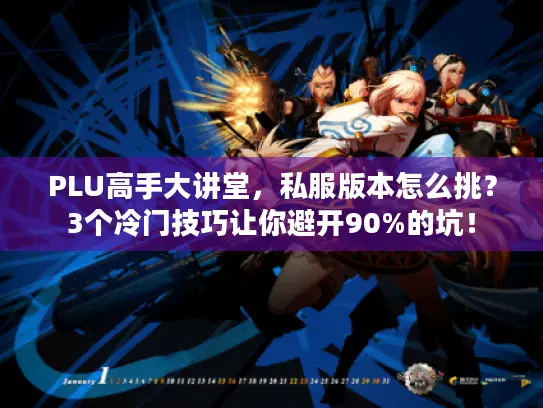 PLU高手大讲堂,私服版本怎么挑?3个冷门技巧让你避开90%的坑! PLU高手大讲堂,私服版本怎么挑?3个冷门技巧让你避开90%的坑!