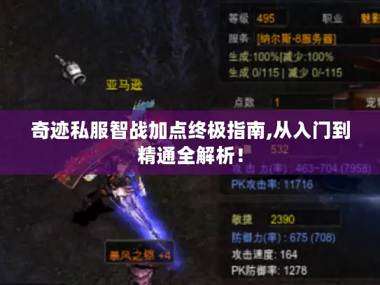 奇迹私服智战加点终极指南,从入门到精通全解析! 奇迹私服智战加点终极指南,从入门到精通全解析!