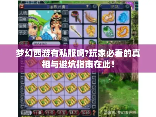 梦幻西游有私服吗?玩家必看的真相与避坑指南在此！
