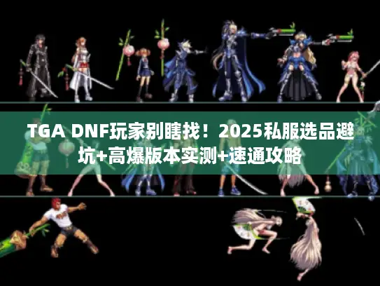 TGA DNF玩家别瞎找！2025私服选品避坑+高爆版本实测+速通攻略