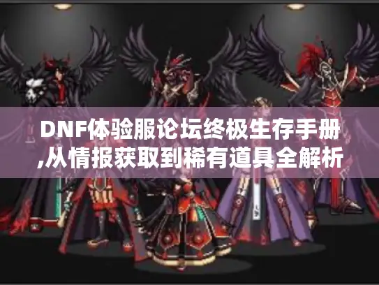DNF体验服论坛终极生存手册,从情报获取到稀有道具全解析