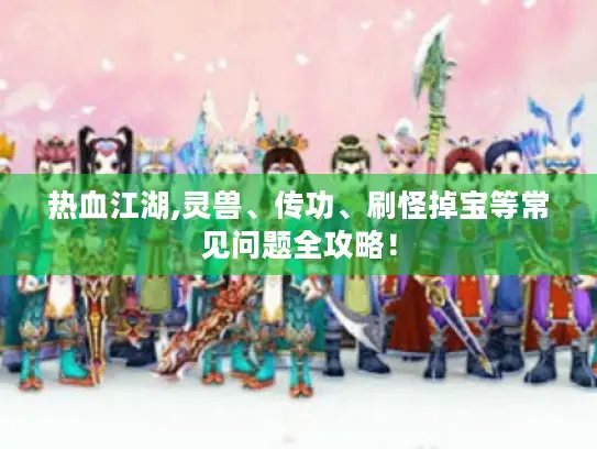 热血江湖,灵兽、传功、刷怪掉宝等常见问题全攻略！