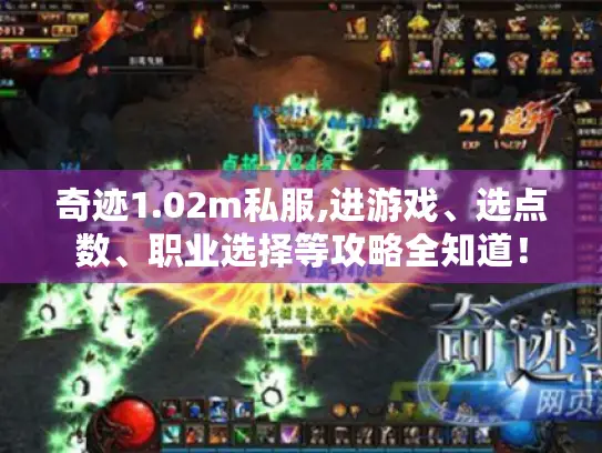 奇迹1.02m私服,进游戏、选点数、职业选择等攻略全知道！