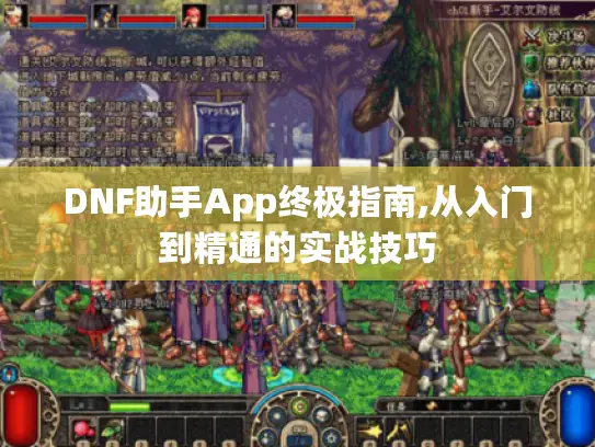 DNF助手App终极指南,从入门到精通的实战技巧
