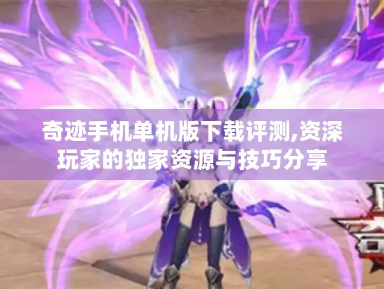 奇迹手机单机版下载评测,资深玩家的独家资源与技巧分享