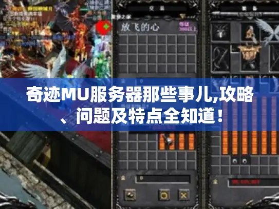 奇迹MU服务器那些事儿,攻略、问题及特点全知道！