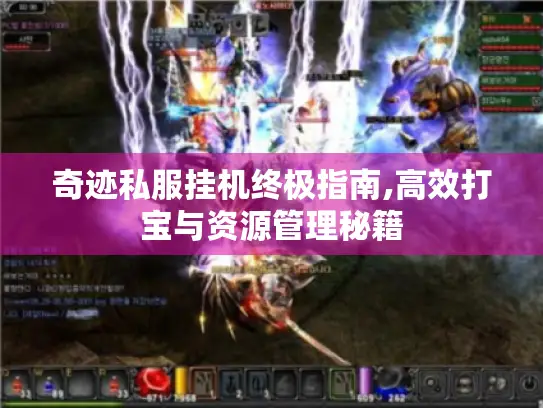 奇迹私服挂机终极指南,高效打宝与资源管理秘籍