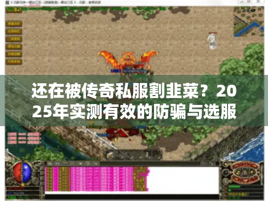 还在被传奇私服割韭菜？2025年实测有效的防骗与选服实战手册