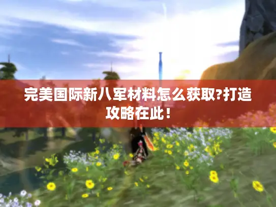 完美国际新八军材料怎么获取?打造攻略在此！