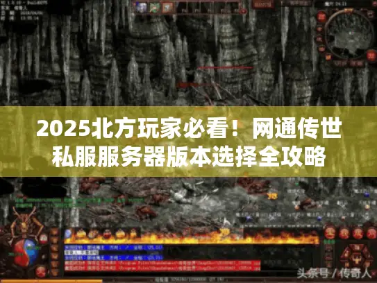 2025北方玩家必看！网通传世私服服务器版本选择全攻略