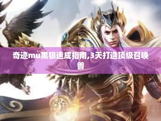 奇迹mu黑狼速成指南,3天打造顶级召唤兽