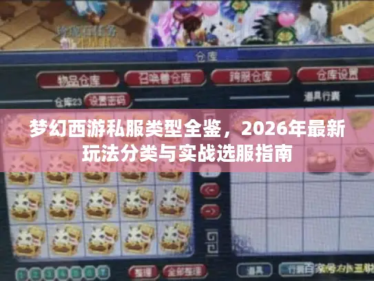 梦幻西游私服类型全鉴,2026年最新玩法分类与实战选服指南 梦幻西游私服类型全鉴,2026年最新玩法分类与实战选服指南