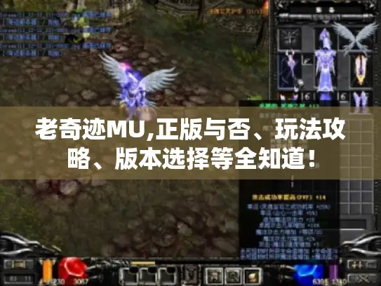 老奇迹MU,正版与否、玩法攻略、版本选择等全知道! 老奇迹MU,正版与否、玩法攻略、版本选择等全知道!