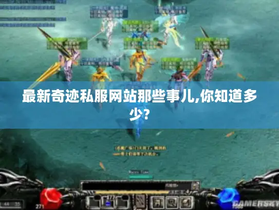 最新奇迹私服网站那些事儿,你知道多少?