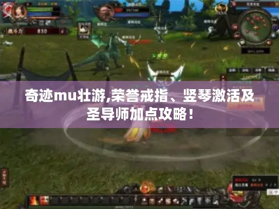 奇迹mu壮游,荣誉戒指、竖琴激活及圣导师加点攻略！