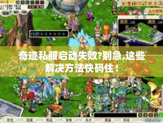奇迹私服启动失败?别急,这些解决方法快码住！