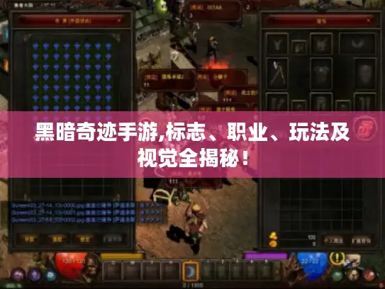 黑暗奇迹手游,标志、职业、玩法及视觉全揭秘！