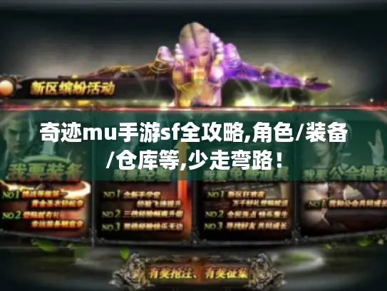 奇迹mu手游sf全攻略,角色/装备/仓库等,少走弯路！