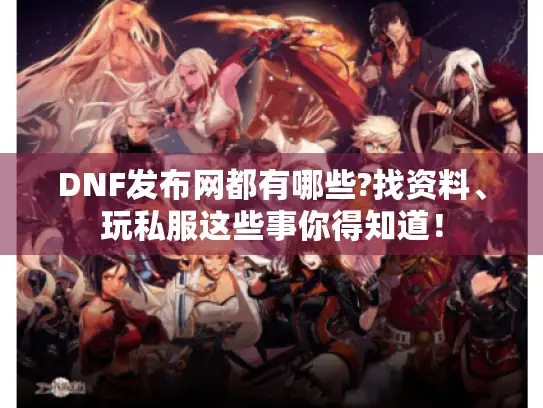 DNF发布网都有哪些?找资料、玩私服这些事你得知道！