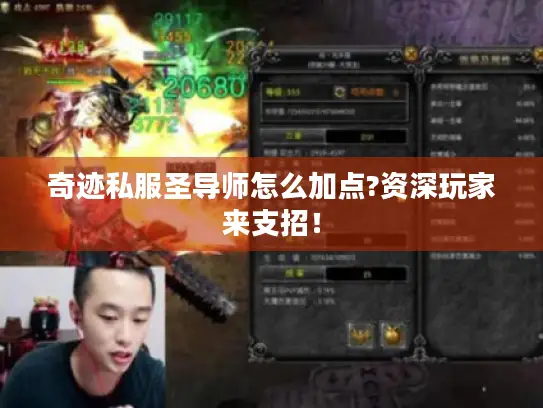 奇迹私服圣导师怎么加点?资深玩家来支招！