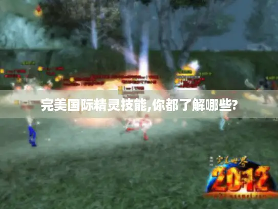 完美国际精灵技能,你都了解哪些?