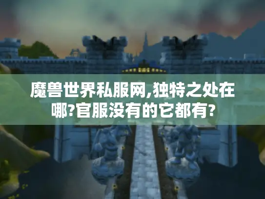 魔兽世界私服网,独特之处在哪?官服没有的它都有?
