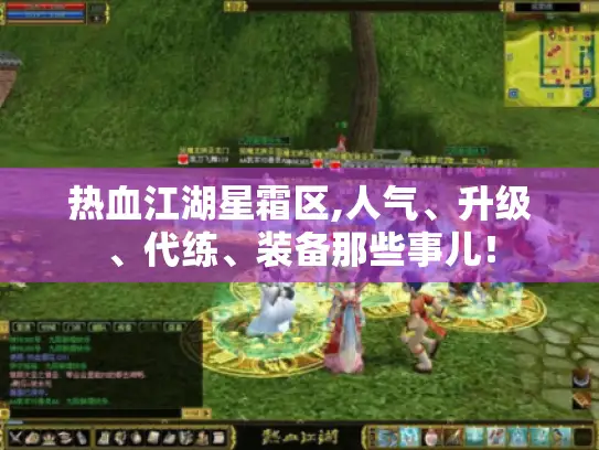 热血江湖星霜区,人气、升级、代练、装备那些事儿！