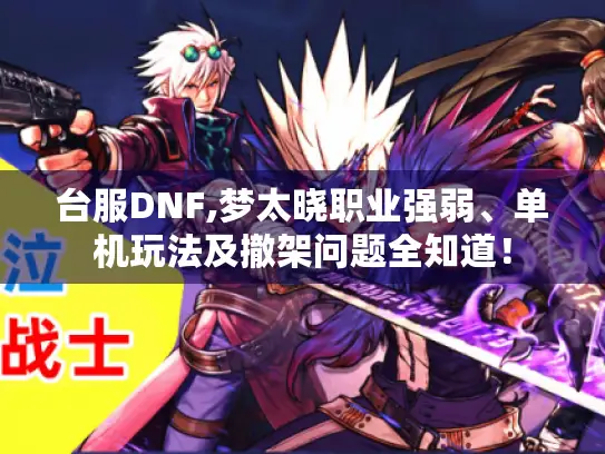 台服DNF,梦太晓职业强弱、单机玩法及撤架问题全知道！