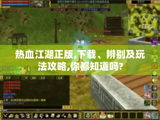 热血江湖正版,下载、辨别及玩法攻略,你都知道吗?