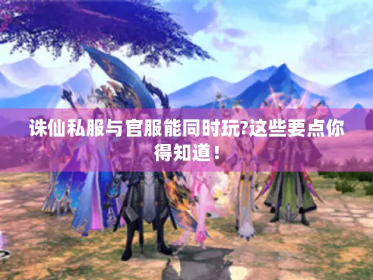 诛仙私服与官服能同时玩?这些要点你得知道！