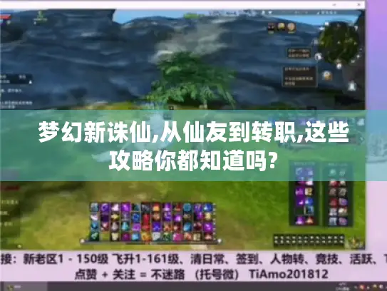 梦幻新诛仙,从仙友到转职,这些攻略你都知道吗?