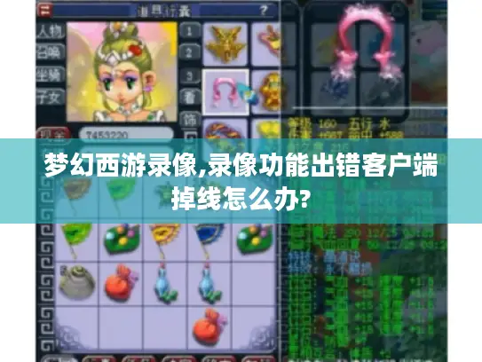 梦幻西游录像,录像功能出错客户端掉线怎么办?