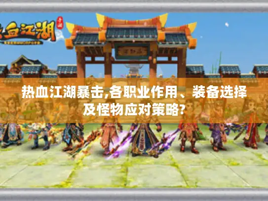 热血江湖暴击,各职业作用、装备选择及怪物应对策略?