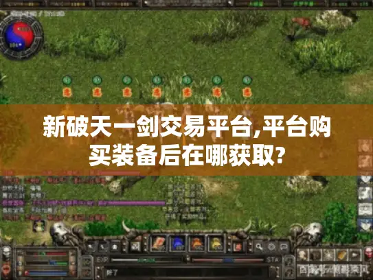 新破天一剑交易平台,平台购买装备后在哪获取?