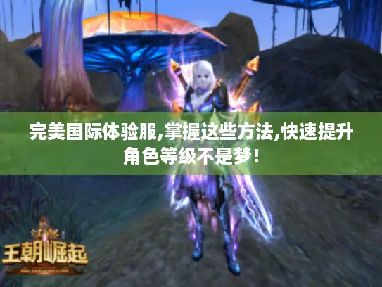 完美国际体验服,掌握这些方法,快速提升角色等级不是梦！