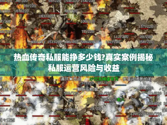 热血传奇私服能挣多少钱?真实案例揭秘私服运营风险与收益 热血传奇私服能挣多少钱?真实案例揭秘私服运营风险与收益