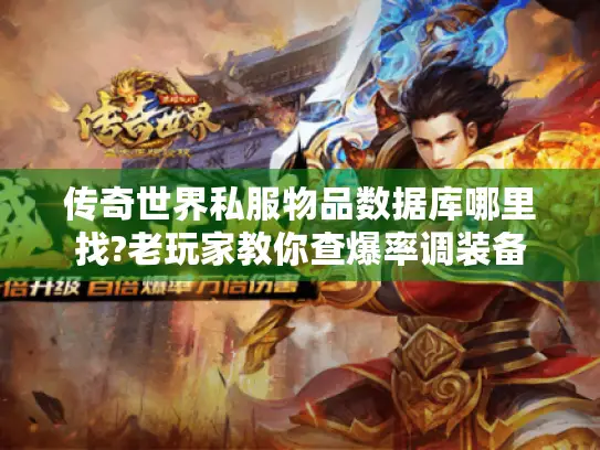 传奇世界私服物品数据库哪里找?老玩家教你查爆率调装备