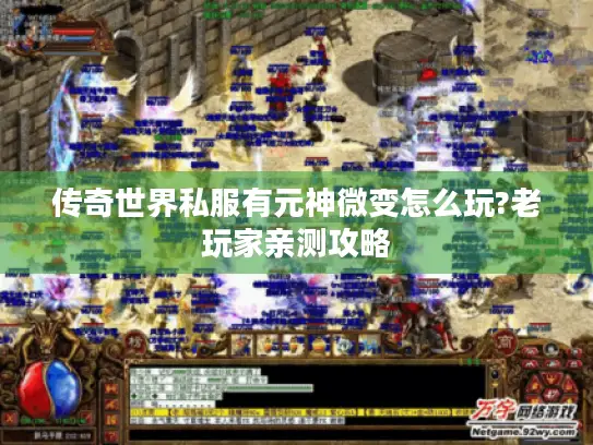 传奇世界私服有元神微变怎么玩?老玩家亲测攻略