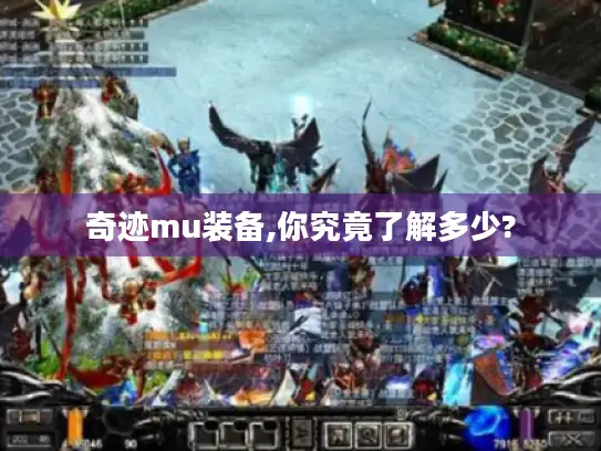 奇迹mu装备,你究竟了解多少?