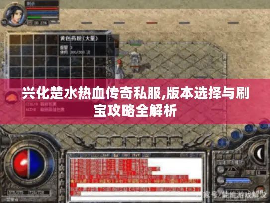 兴化楚水热血传奇私服,版本选择与刷宝攻略全解析