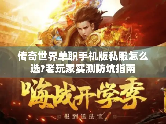 传奇世界单职手机版私服怎么选?老玩家实测防坑指南