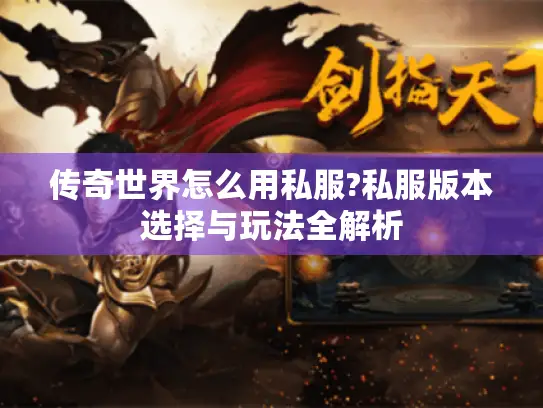 传奇世界怎么用私服?私服版本选择与玩法全解析