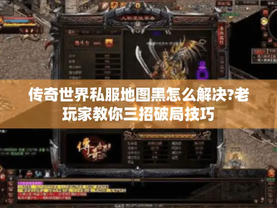 传奇世界私服地图黑怎么解决?老玩家教你三招破局技巧 传奇世界私服地图黑怎么解决?老玩家教你三招破局技巧