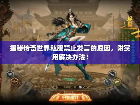 揭秘传奇世界私服禁止发言的原因，附实用解决办法！